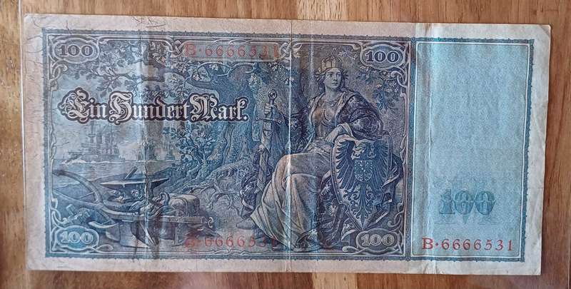 100 Mark Note Germany 1910