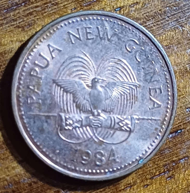 1 Toea Papua New Guinea 1984