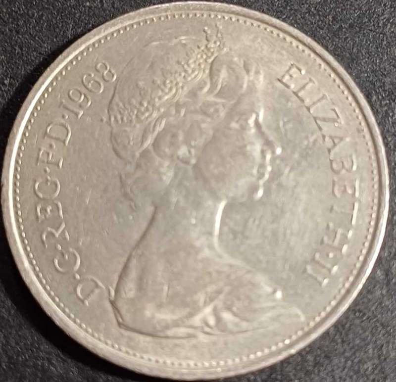 1968 GB 10 Pence