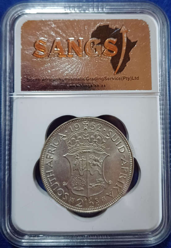 1952 Union 2.5 Shillings