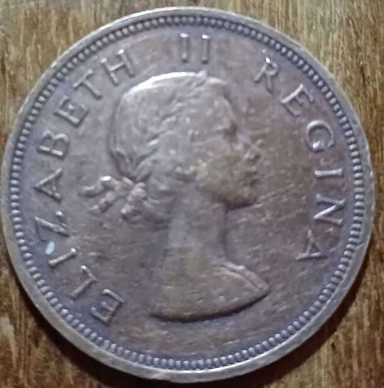 1953 SA Union 1 Penny