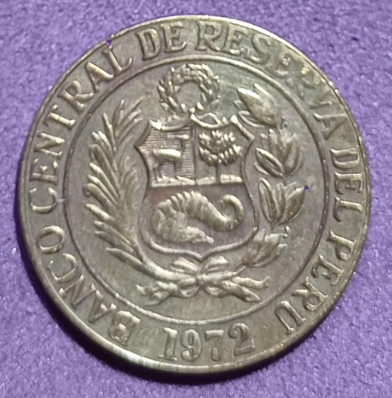 1972 Peru Half Sol de Oro