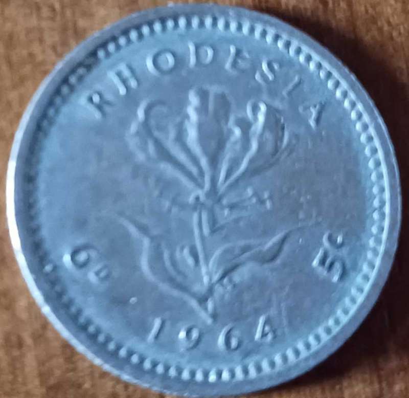 1964 Rhodesia 5 Cent