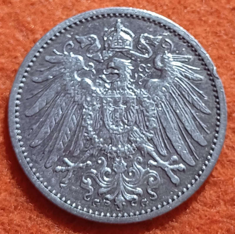 1913 Germany 1 Mark