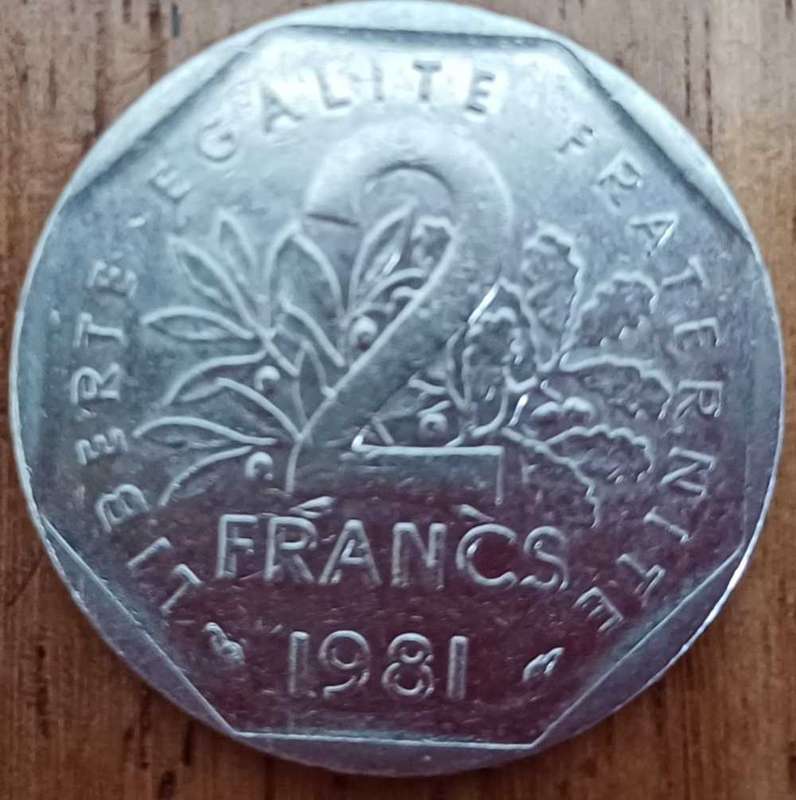 France 2 Francs 1981