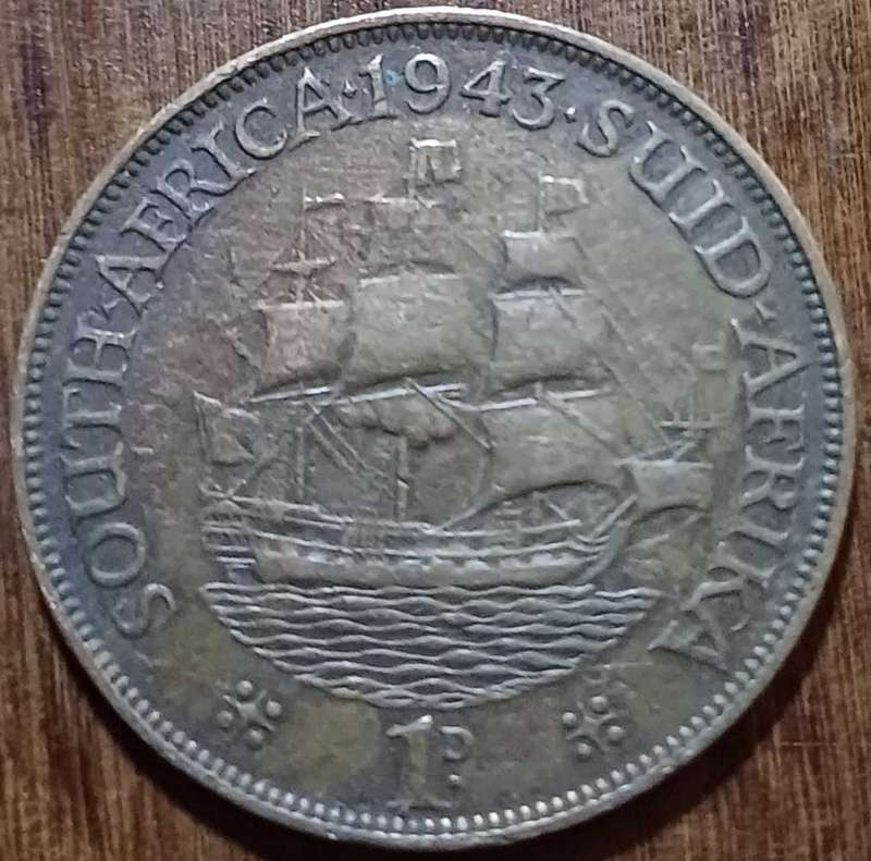 1943 SA Union 1 Penny