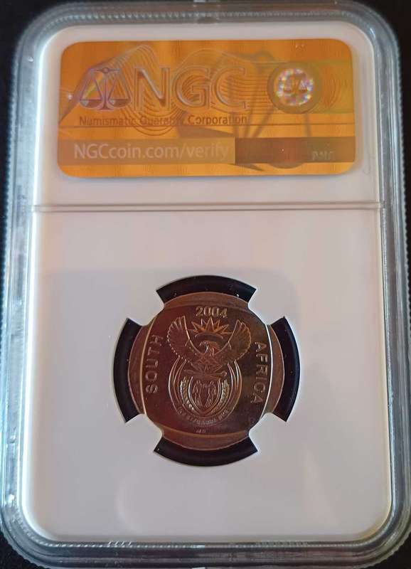 2004 South Africa R2 Democracy Anniversary MS64