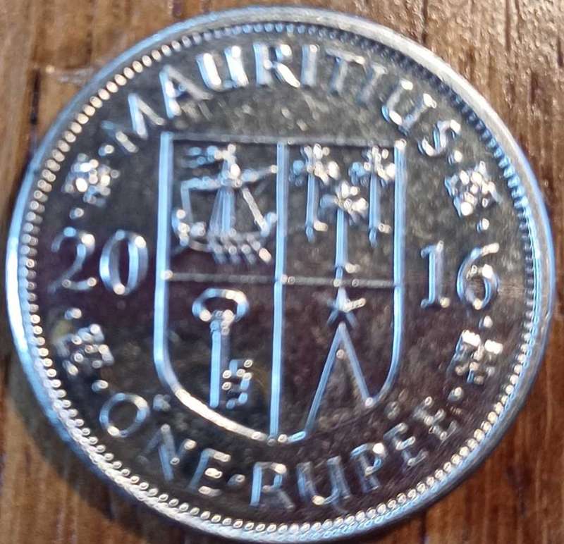 Mauritius One Rupee 2016
