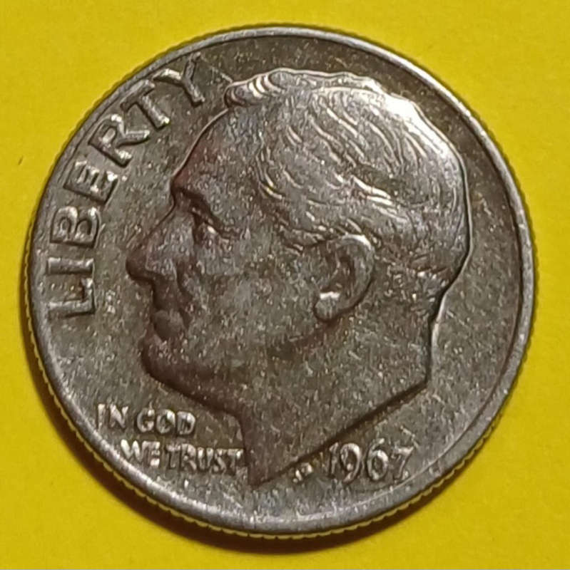 1967 USA One Dime