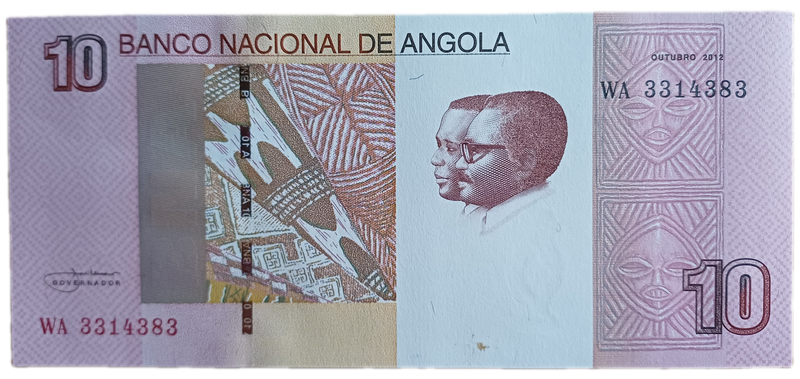 Angola Bank Note 10 Kwanzas