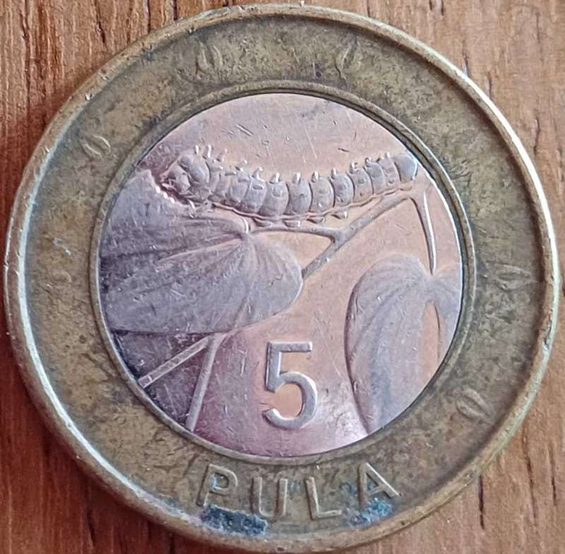 2013 Botswana 5 Pula