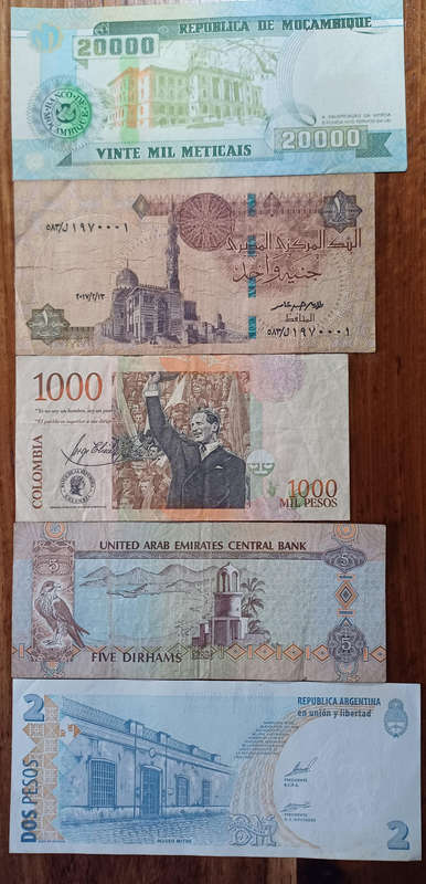Lot of Various Bank Notes