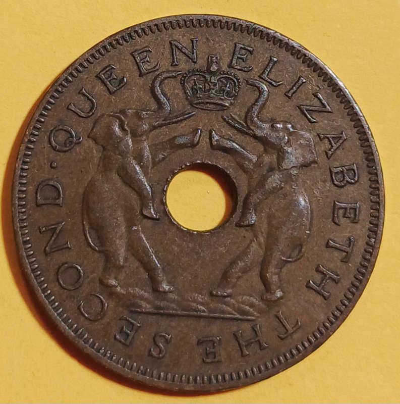 1957 Rhodesia & Nyasaland One Penny