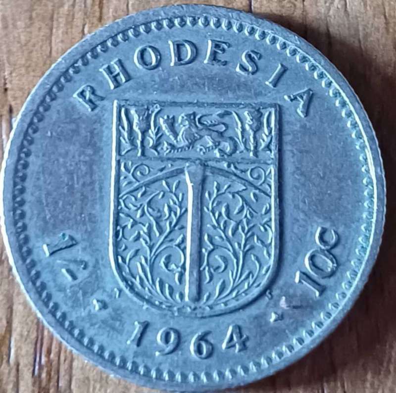 1964 Rhodesia 10 Cent