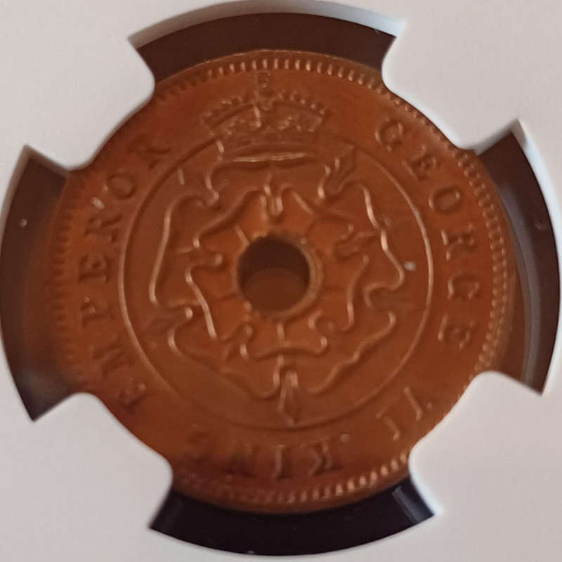 1943 Southern Rhodesia Half Penny