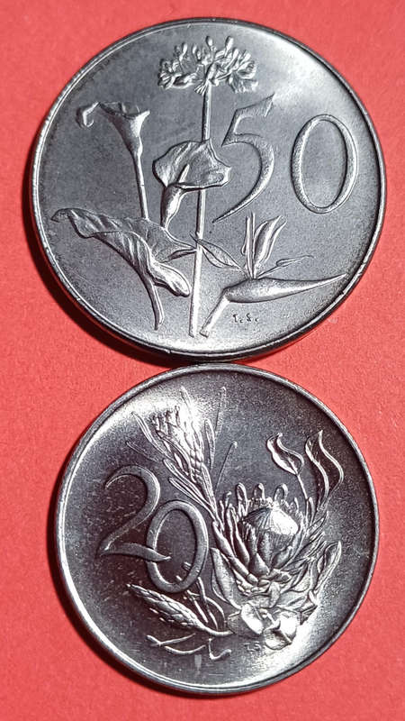 1967 SA 50 & 20 Cent