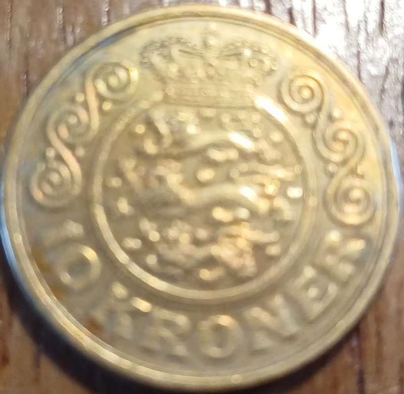 Denmark 10 Kroner 1998
