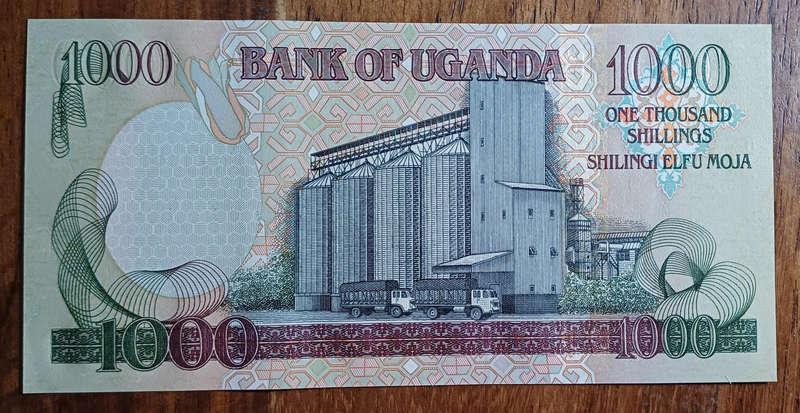 Uganda Bank Note 1000 Shillings