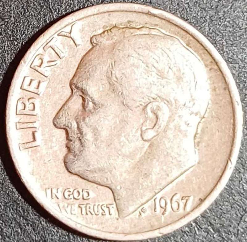 1967 USA 1 Dime