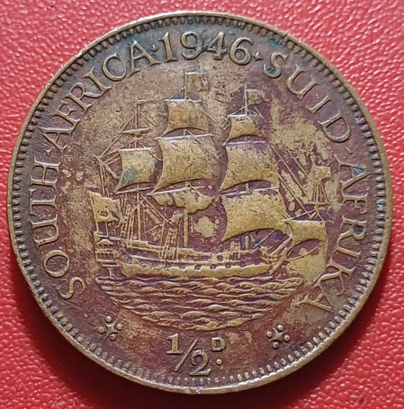 1946 Union Half Penny