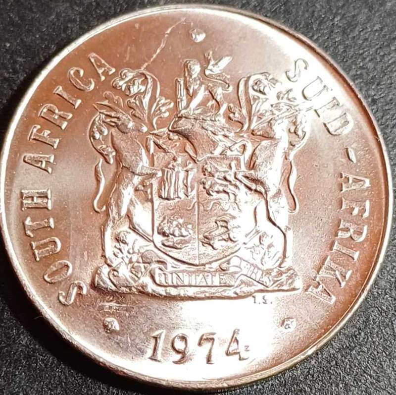 1974 SA 50 Cent UNC