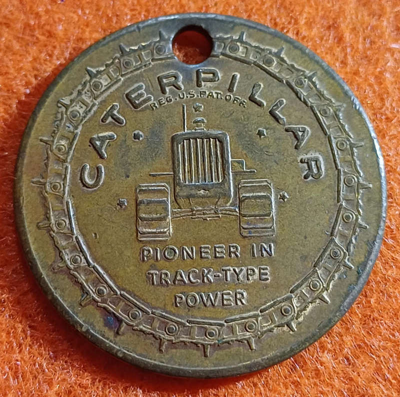 Caterpillar Medallion 50 Years  (1904 - 1954)
