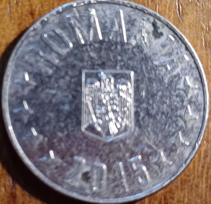 2015 Romania 10 Bani Coin