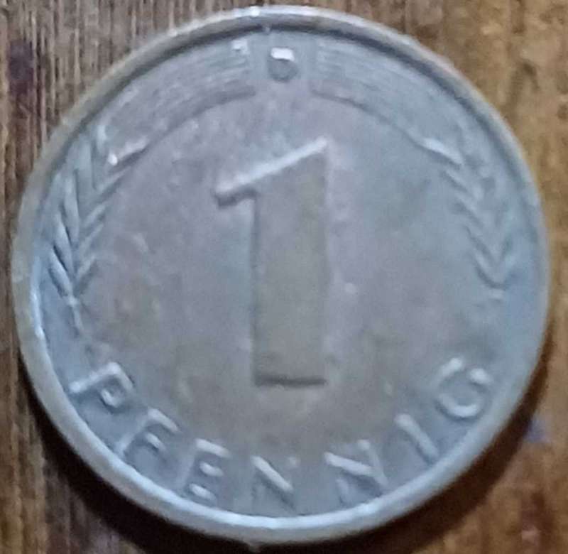1975 Germany 1 Phennig