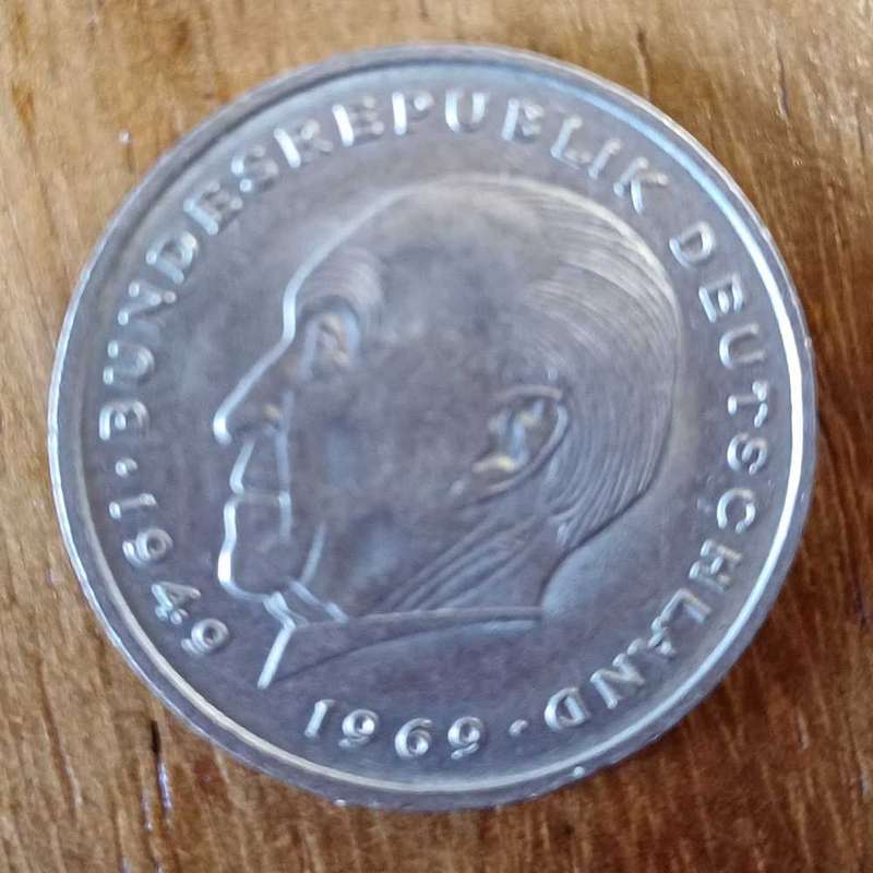 1970 Germany 2 Mark