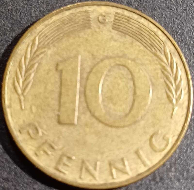 1972 Germany 10 Phennig