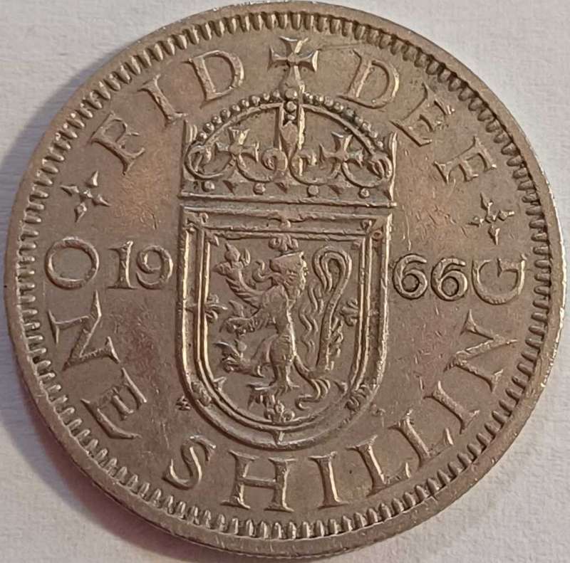 1961 GB 1 shilling
