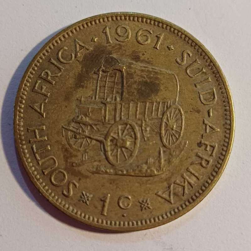 1961 SA 1 cent
