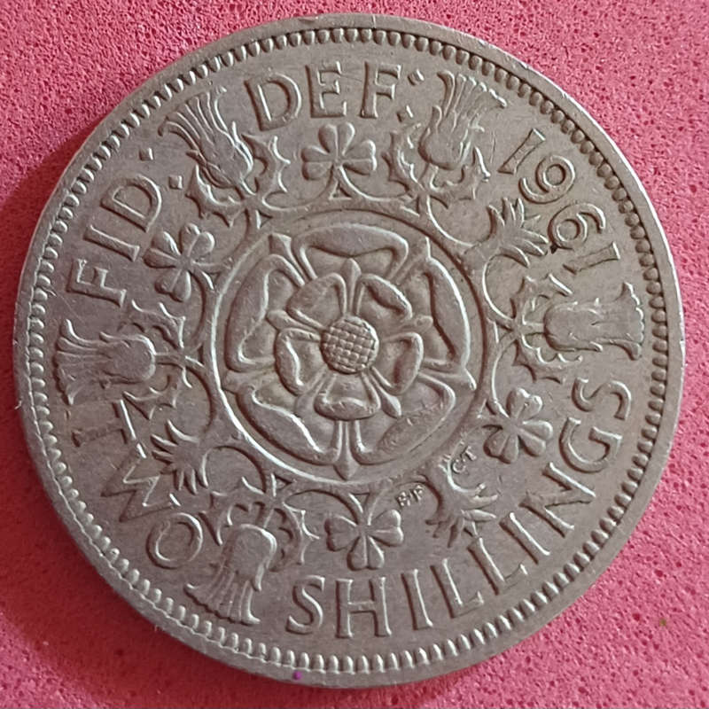 1961 GB Two Shillings