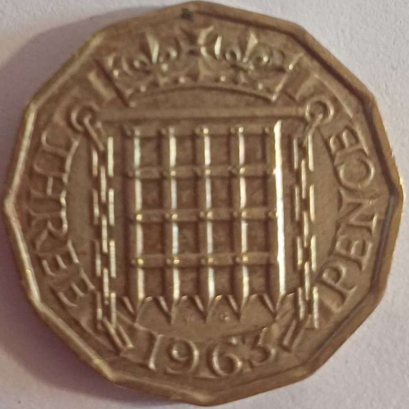 1963 GB 3 Pence
