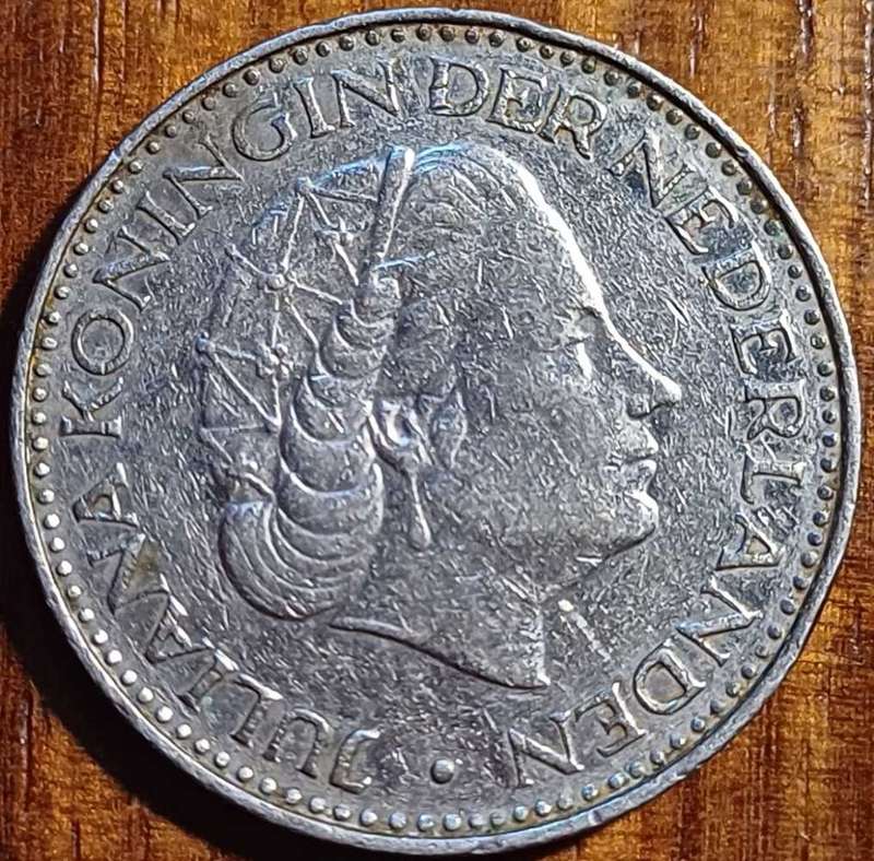 1969 Netherlands One Gulden