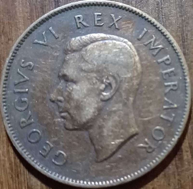 1943 SA Union 1 Penny