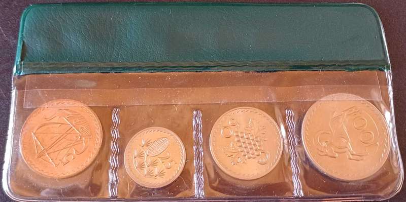 Cyprus Coin Set, 1974