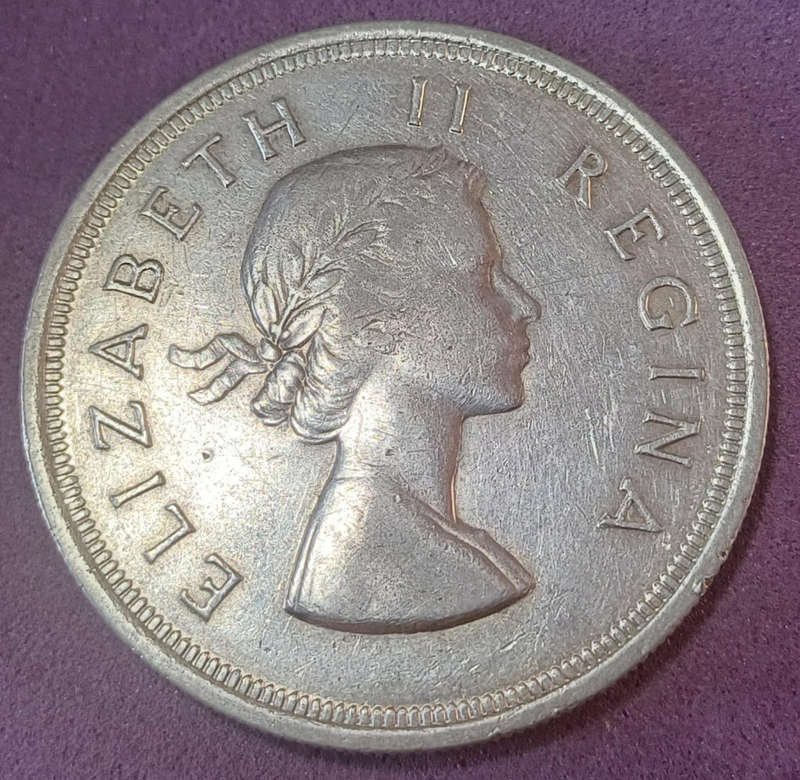 1953 Union 5 Shillings