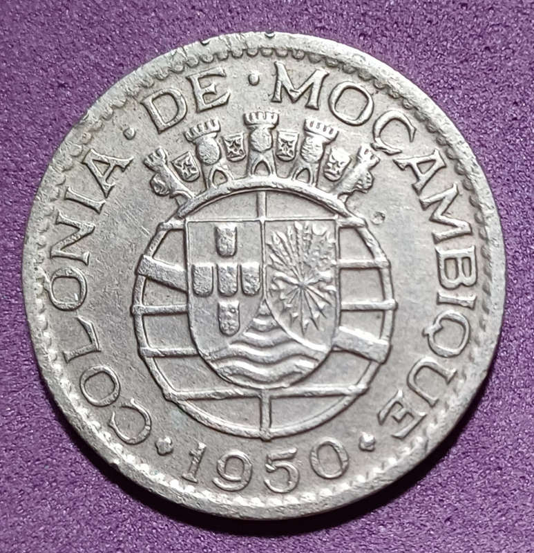 1950 Mozambique One Escudo