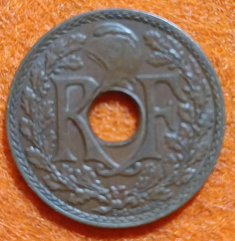 1939 French Indochina Half Centime