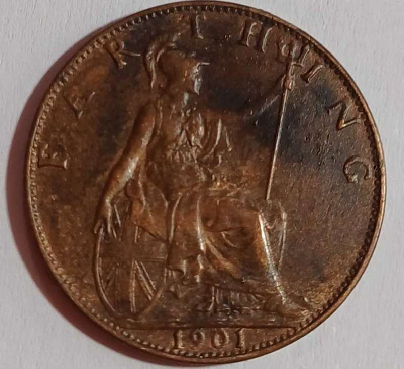 1901 Queen Victoria Farthing