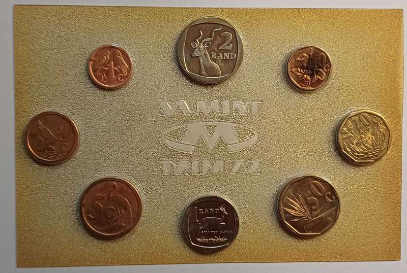 SA Mint uncirculated coin set, 1992 : R2 - 1 cent