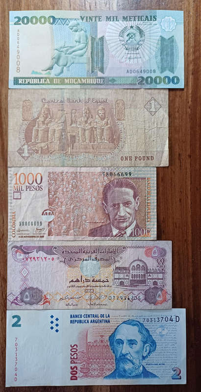Lot of Various Bank Notes