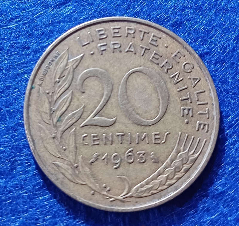 1963 France 20 Centimes