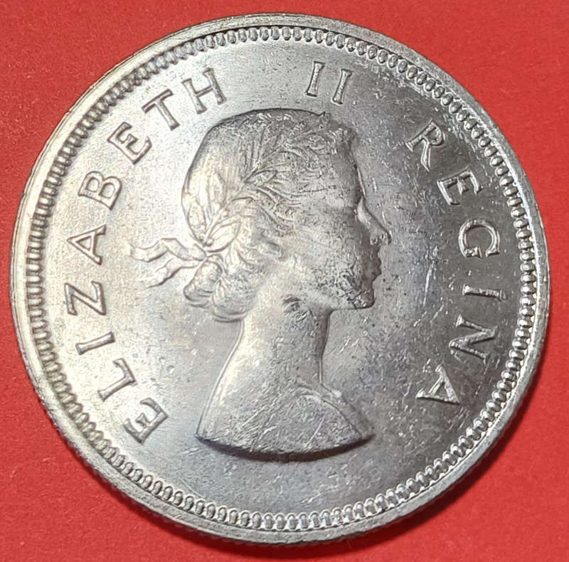 1953 Union 2 Shillings