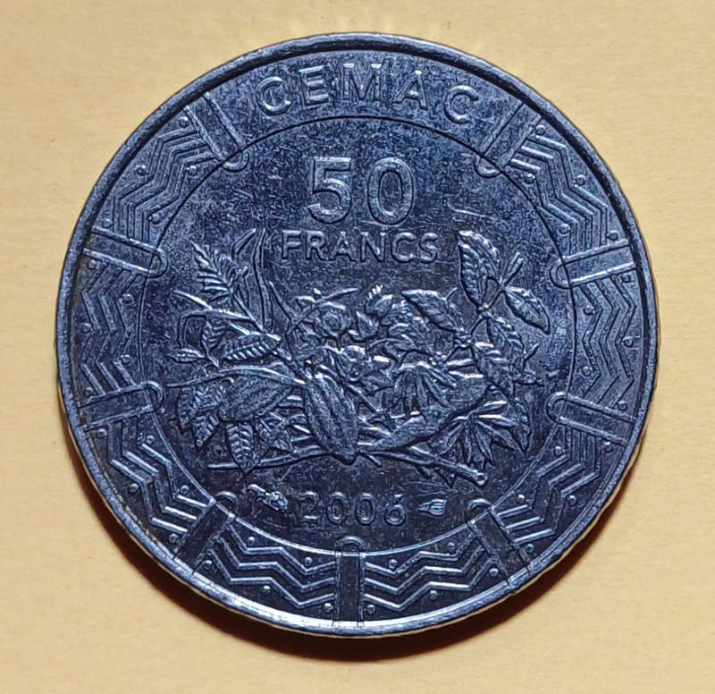 2006 Central Africa 50 Francs