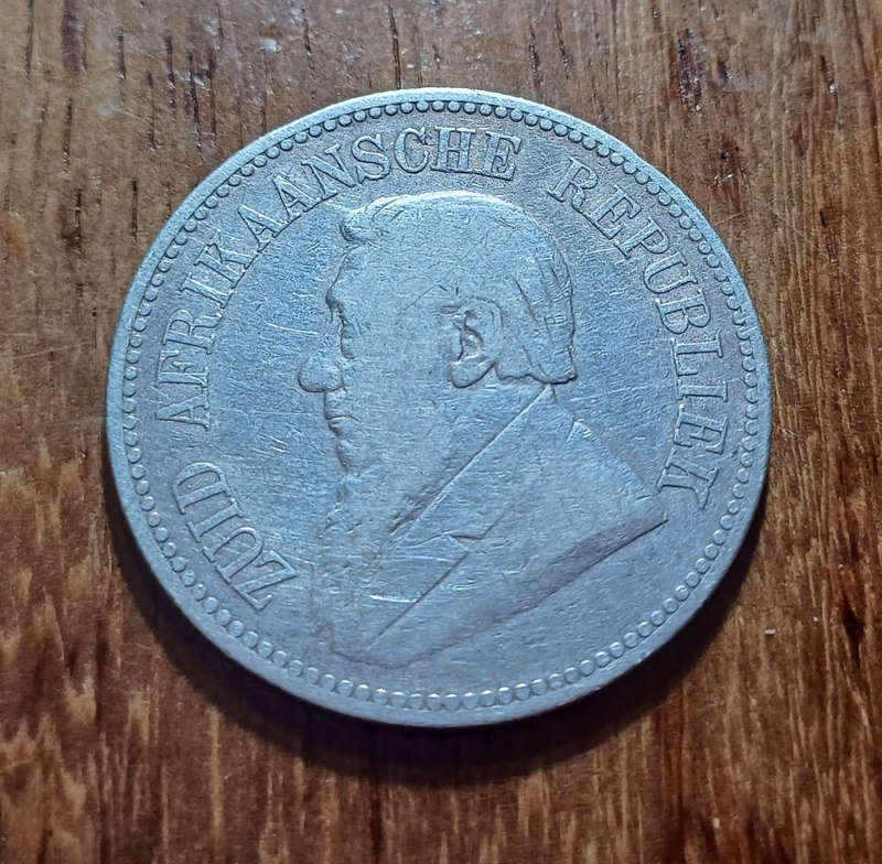 1892 ZAR 2.5 Shillings