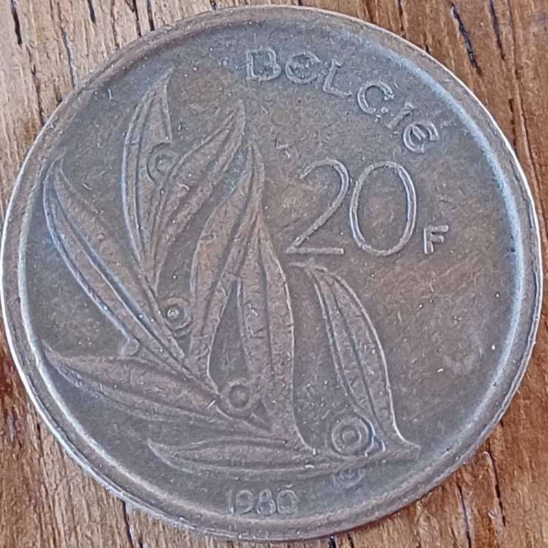 1980 Belgium 20 Francs