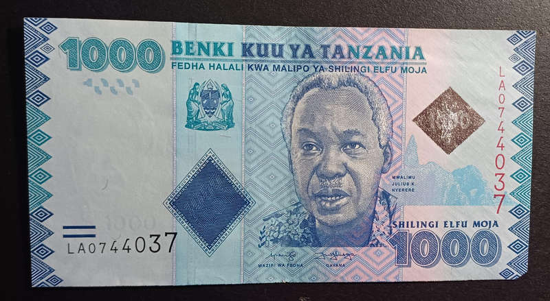 Tanzania Bank Note 1000 Shillings (UNC)
