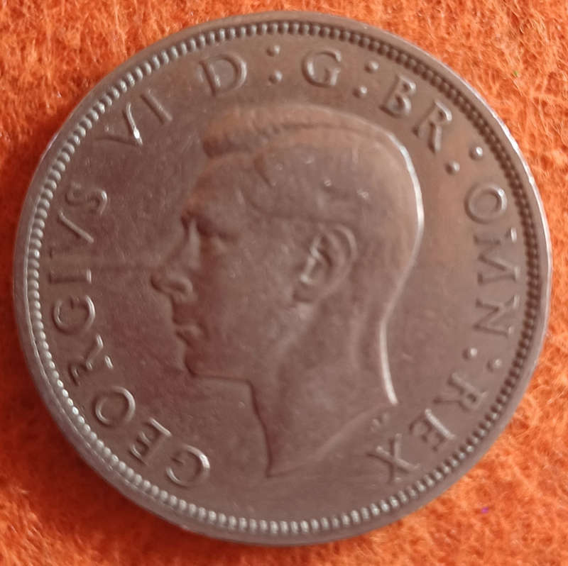 1947 GB Half Crown
